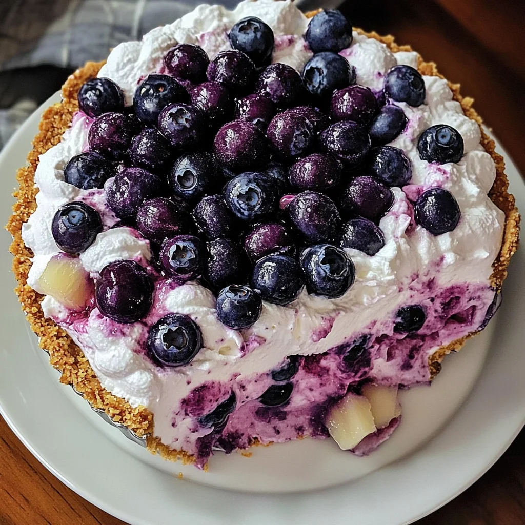 Blueberry Pie Fluff Salad