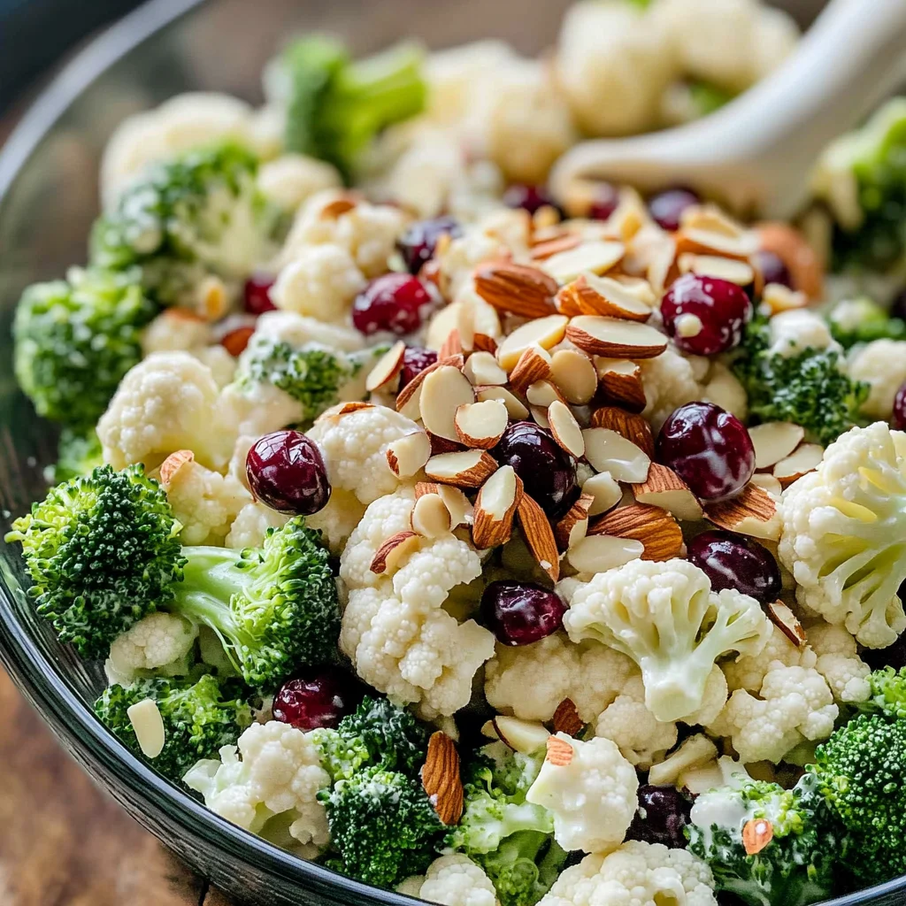 Broccoli Cauliflower Salad Recipe