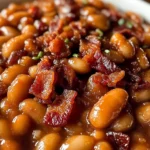 Brown Sugar and Turkey Bacon Baked Beans