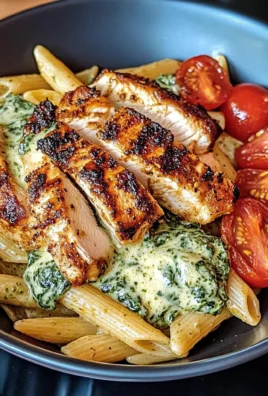 Cajun Chicken Pasta Bowl with Creamy Spinach Sauce