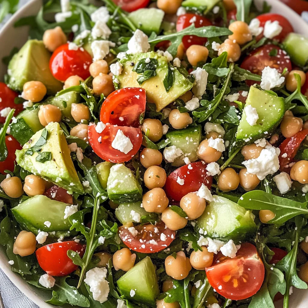 Chickpea Avocado Salad