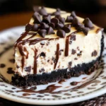 Chocolate Chip No Bake Cheesecake