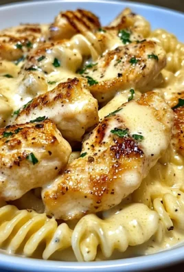 Creamy Garlic Butter Chicken Rotini