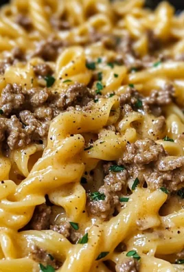 Creamy One-Pot Beef & Garlic Butter Pasta