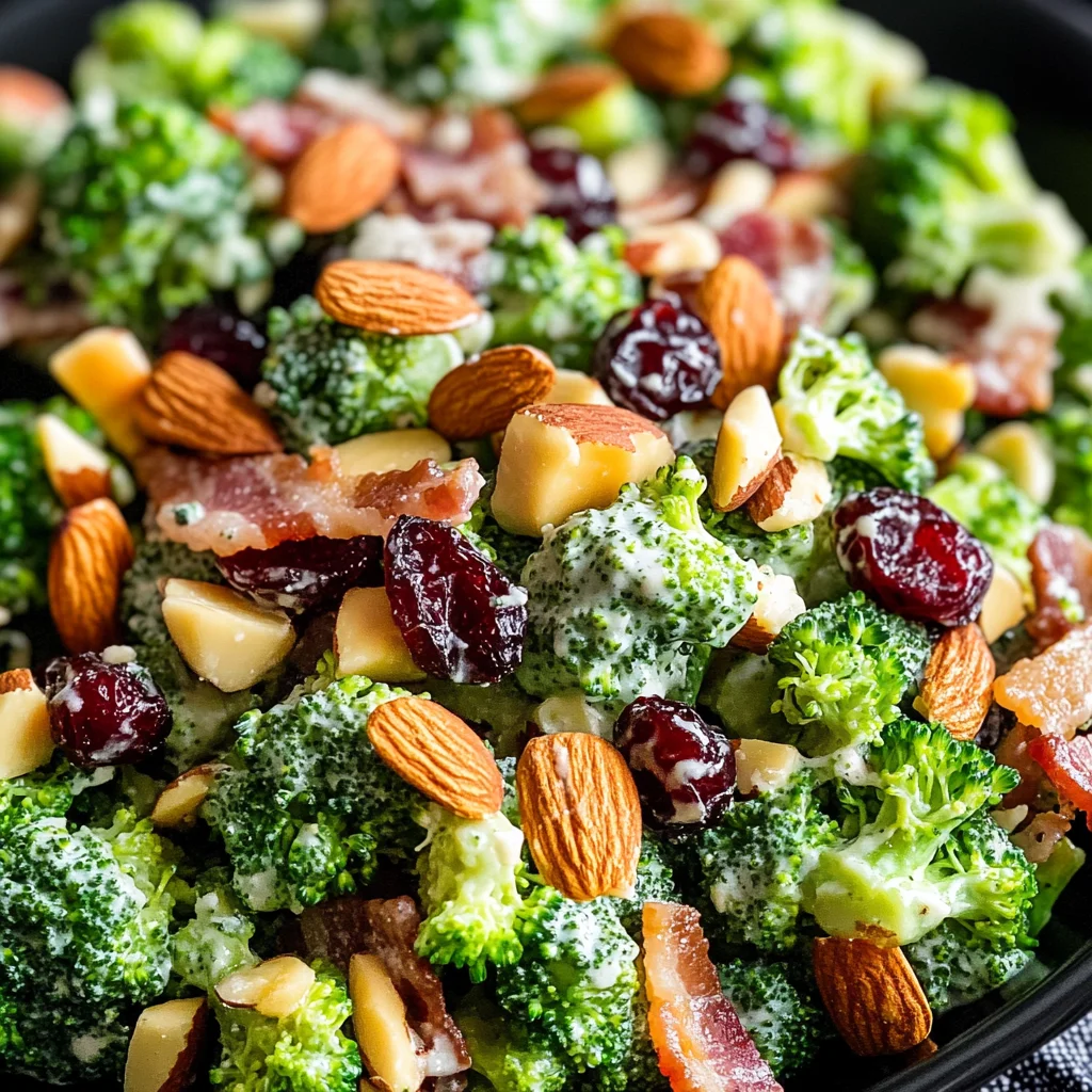 Crunchy Broccoli Salad with Citrus Poppyseed Dressing