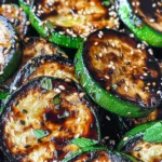 Easy Skillet Zucchini Recipe with Balsamic Reduction