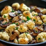 Garlic Cauliflower Mushroom Skillet: Quick & Delicious Dish
