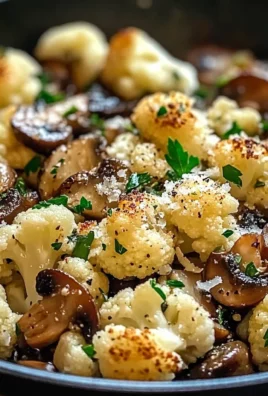 Garlic Cauliflower Mushroom Skillet: Quick & Delicious Dish