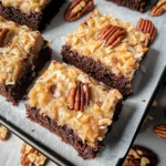 German Chocolate Cake Brownies