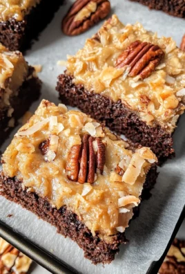German Chocolate Cake Brownies