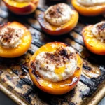 Grilled Peaches with Cinnamon Honey Ricotta