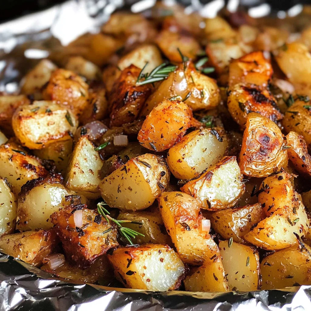 Grilled Potatoes Recipe with Rosemary & Smoked Paprika