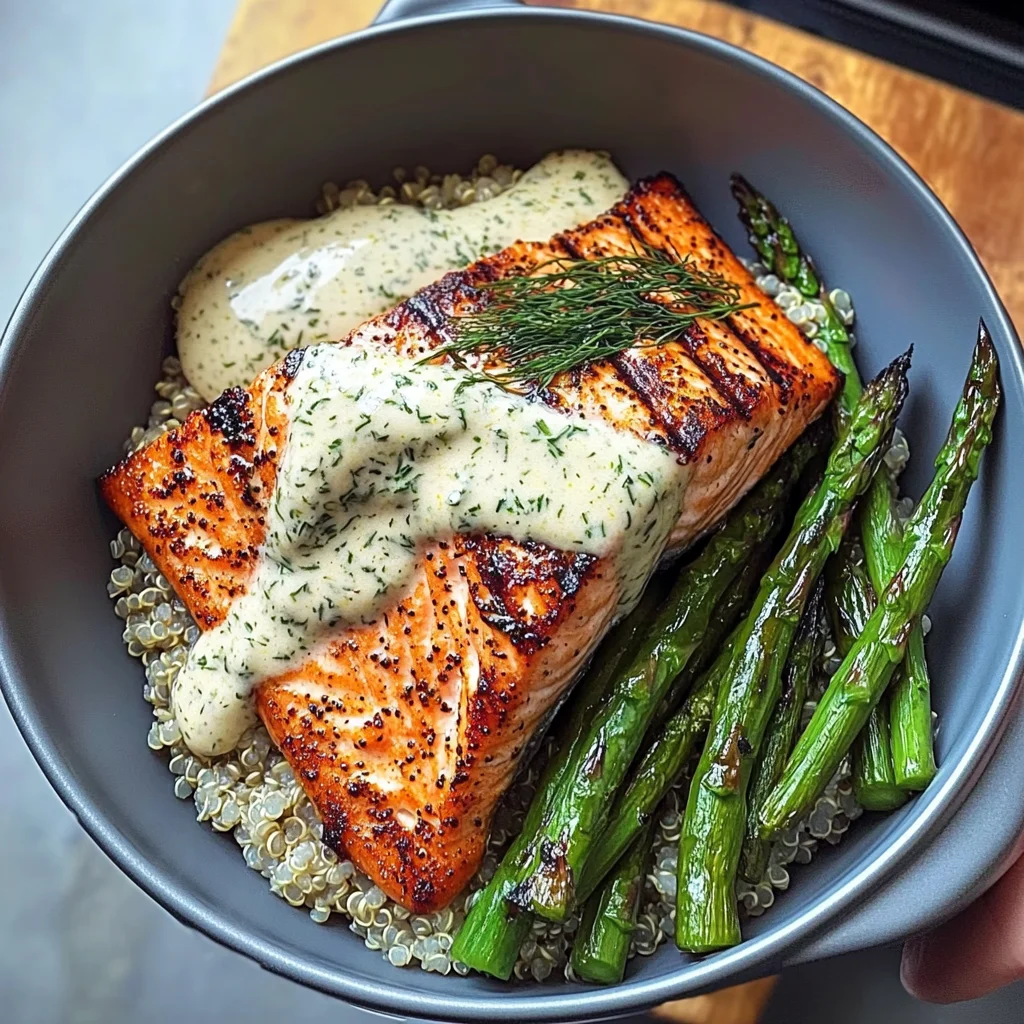 Grilled Salmon Bowl