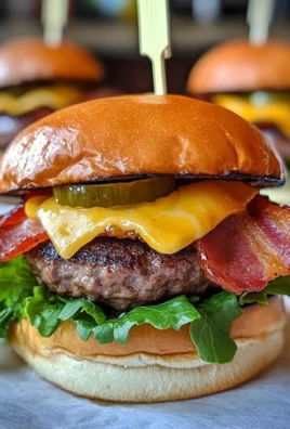 Grilled Sirloin Sliders with Turkey Bacon
