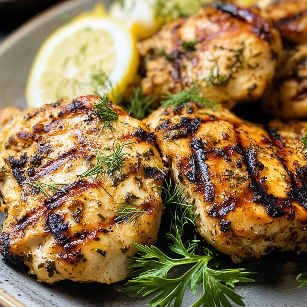 Grilled Tahini Chicken