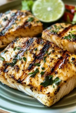 Marinated Grilled Halibut with Cumin and Lime
