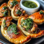 Mini Chicken or Beef Empanadas with Chimichurri