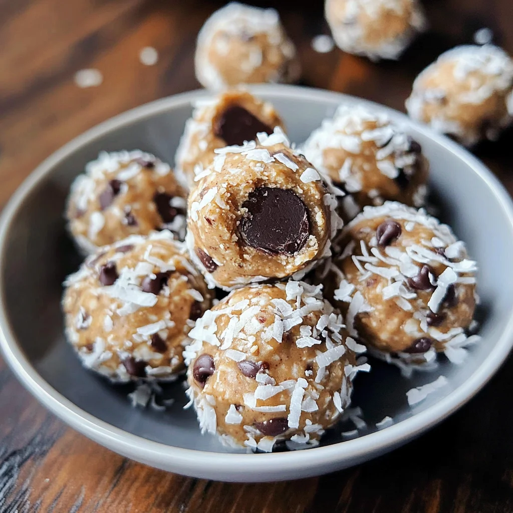 No Bake Chocolate Chip Energy Bites