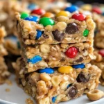 No Bake Peanut Butter Cereal Bars