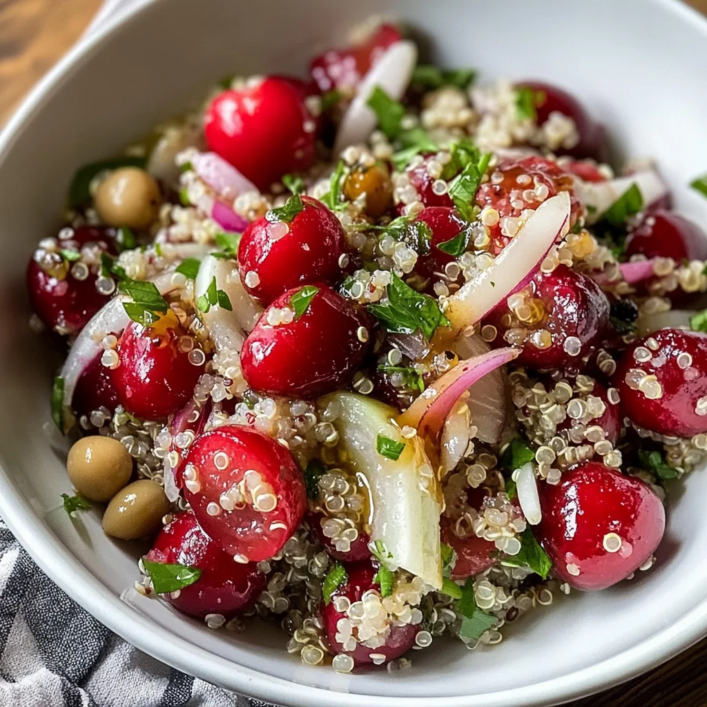 Quinoa, Fennel, and Cherry Salad