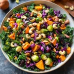 Rainbow Veggie Salad with Lemon Vinaigrette