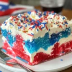 Red, White & Blue Poke Cake