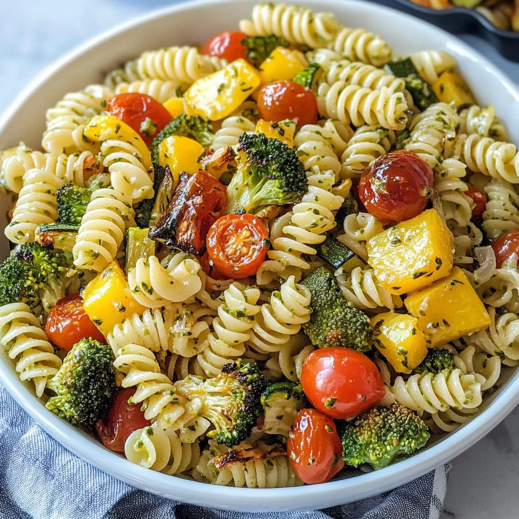 Roasted Vegetable Pasta Salad