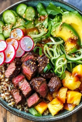 Seared Steak Poke Bowl