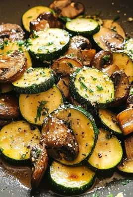 Skillet Zucchini and Mushrooms