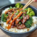 Spicy Beef and Broccoli Rice Bowls