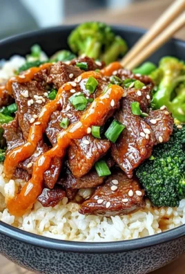 Spicy Beef and Broccoli Rice Bowls