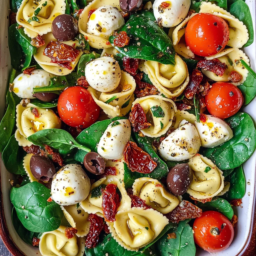 Spinach Tortellini Salad