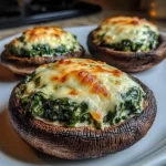 Spinach and Cheese Stuffed Portobello Mushroom Recipe