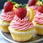 Strawberry Lemonade Cupcakes
