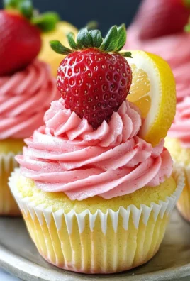 Strawberry Lemonade Cupcakes