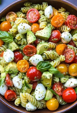 Tomato Avocado Pasta Salad