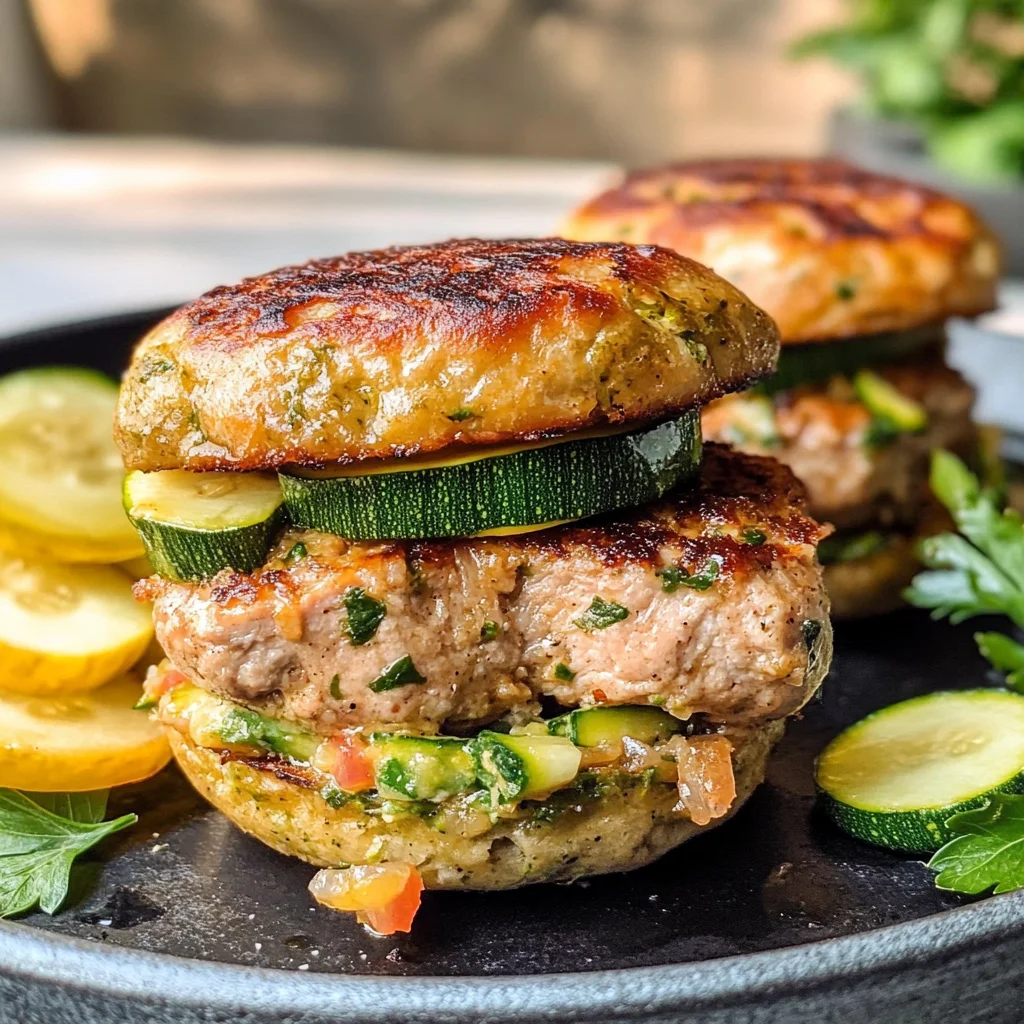 Turkey Burgers with Zucchini