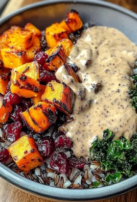 Vegan Squash & Wild Rice Bowl with Maple Tahini