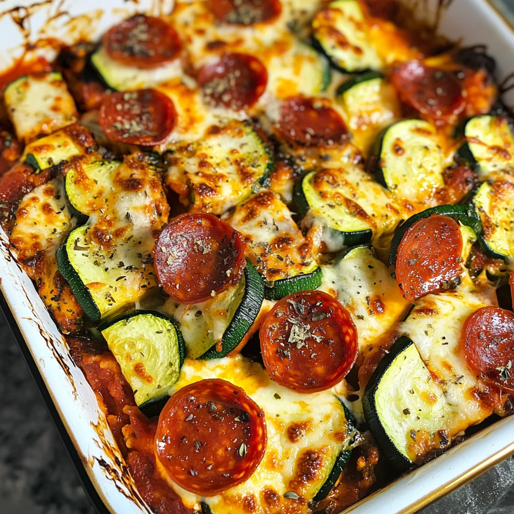 Zucchini Pizza Casserole