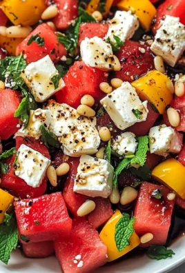 5-Minute Watermelon Feta Salad : Light & Refreshing