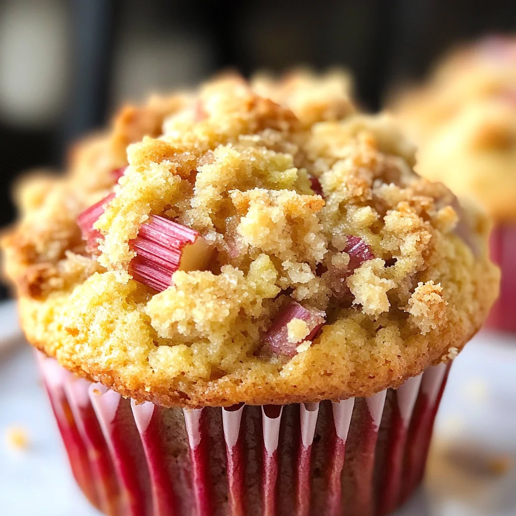 Best Ever Rhubarb Muffins