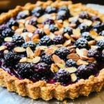 Blackberry Tart with Toasted Almonds