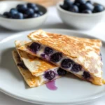 Blueberry Breakfast Quesadilla