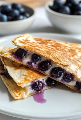 Blueberry Breakfast Quesadilla