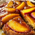 Bourbon Peach Upside-Down Cake