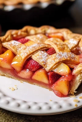 Brown Butter Strawberry Peach Pie