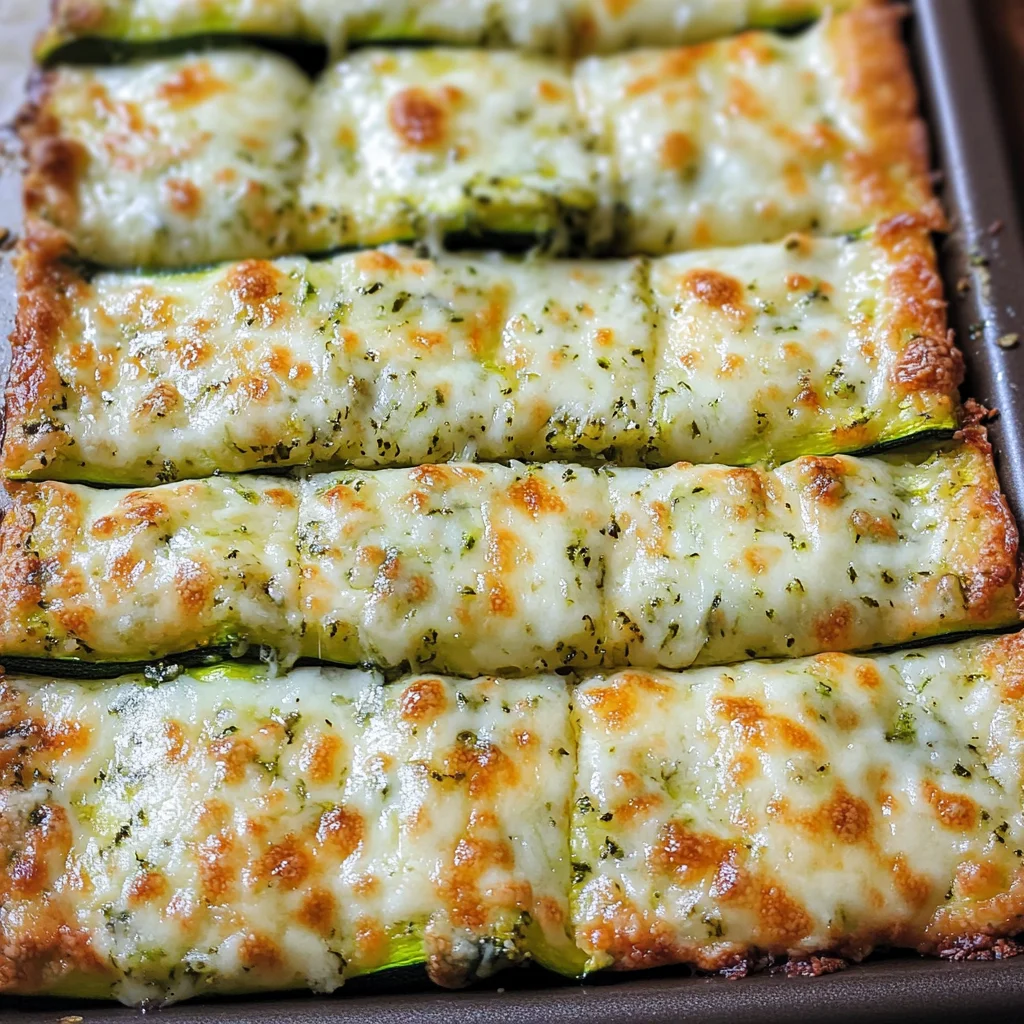 Cheesy Zucchini Breadsticks