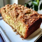 Cinnamon Streusel Topped Zucchini Bread Bakery Style: A Stunning Loaf