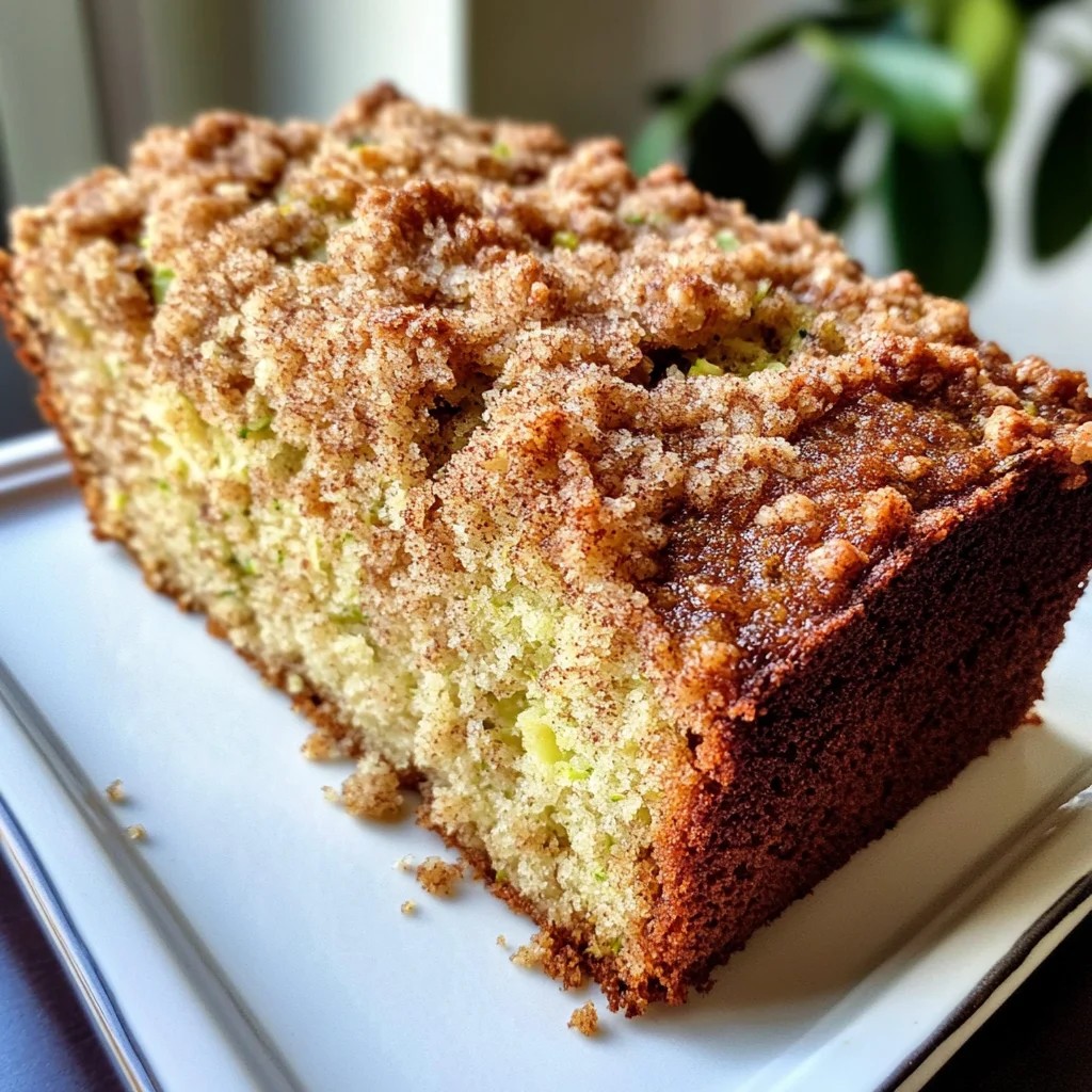 Cinnamon Streusel Topped Zucchini Bread Bakery Style: A Stunning Loaf