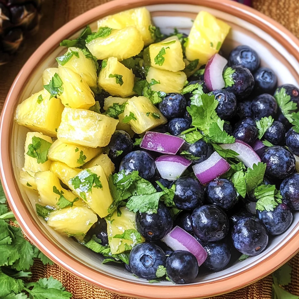 Easy Blueberry Salsa Recipe